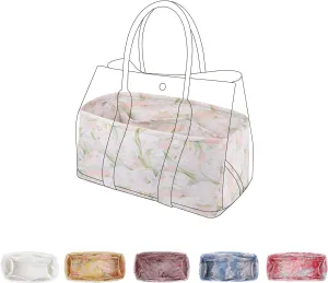 Rayon Purse Organizer Insert, unique pattern Bag organizer, bag in bag for luxury bags, fit Garden Party 26/30/36/49 bags (GP26, French Tulips)