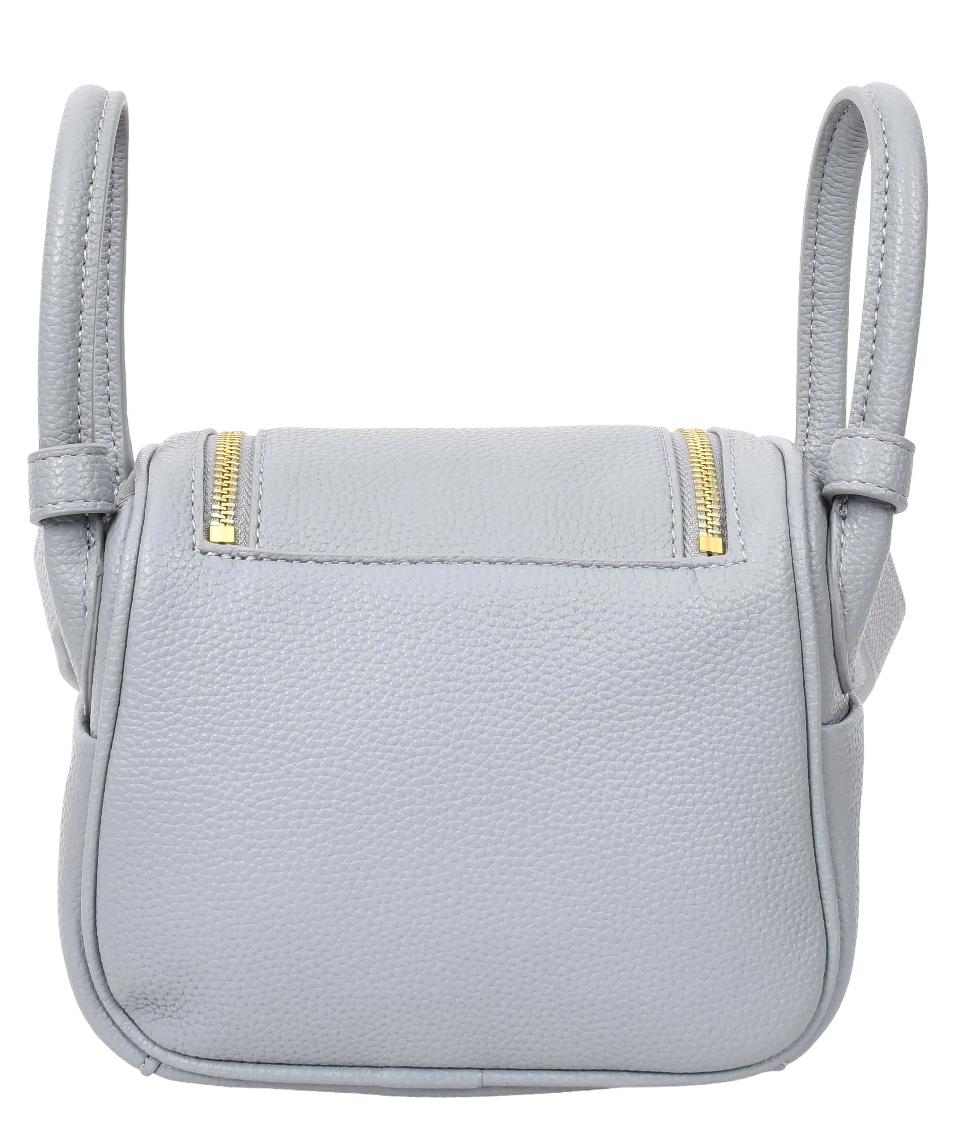 Regina Women's Faux Leather Mini Shoulder Strap Bag Sky Blue