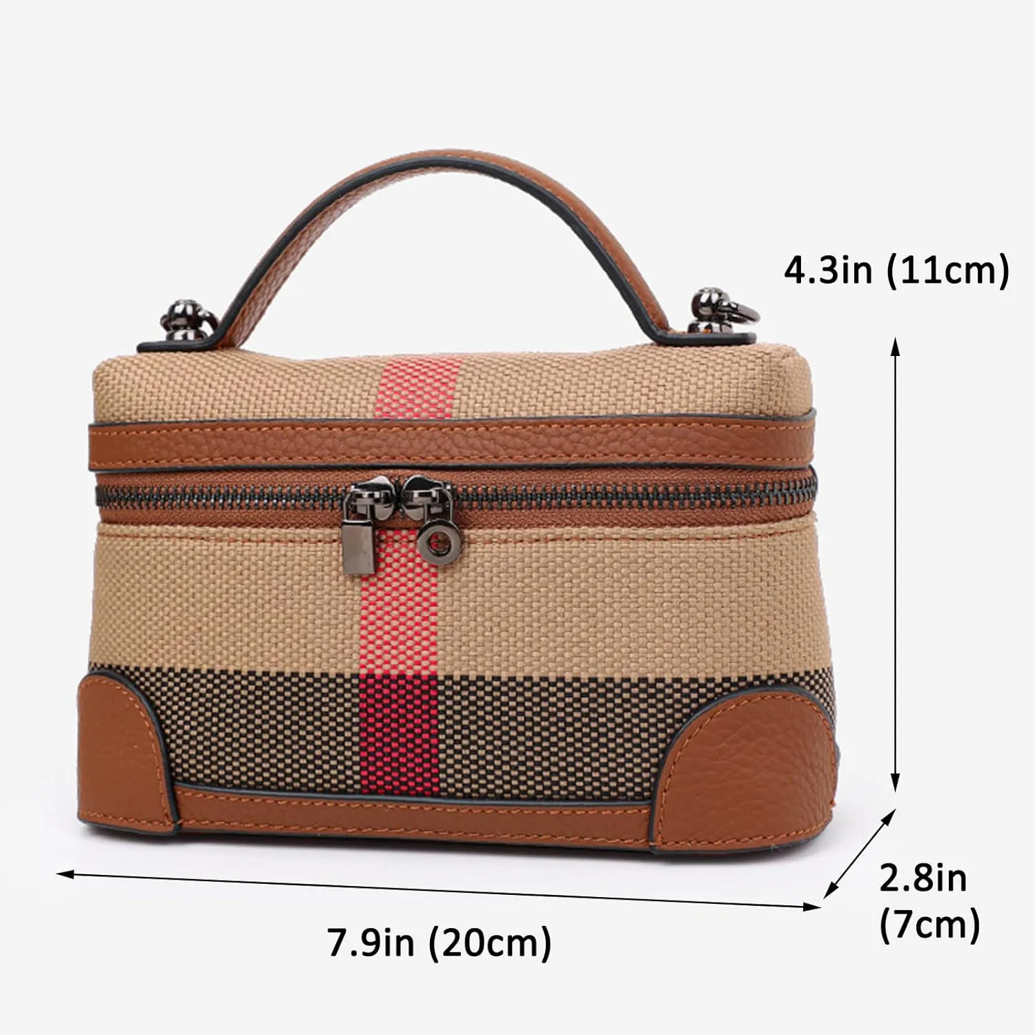 Rejolly Crossbody Bag for Women Small Top-Handle Pouch Purse Designer Shoulder Handbag Quiet Luxury Leather Trendy Purse