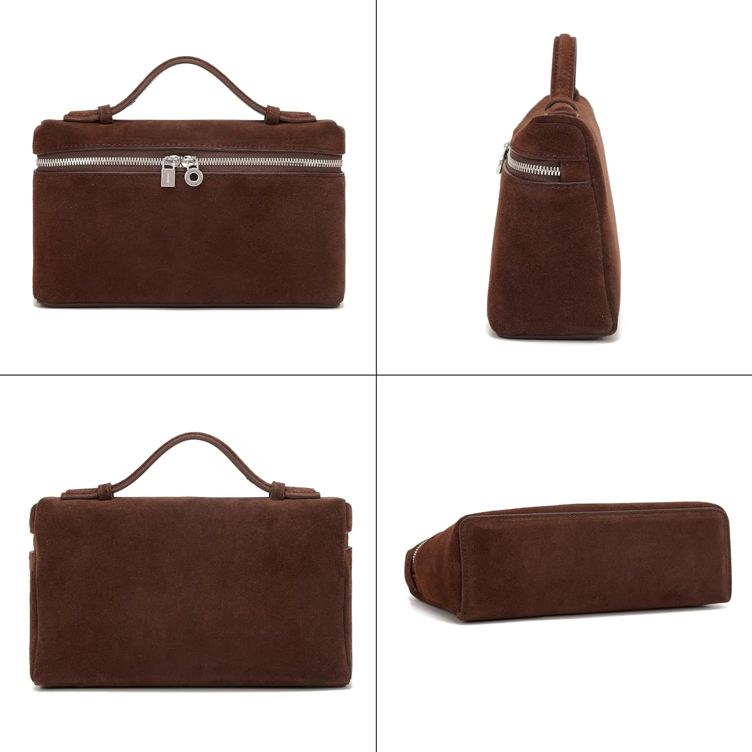 Rejolly Crossbody Bag for Women Small Top-Handle Pouch Purse Designer Shoulder Handbag Quiet Luxury Leather Trendy Purse