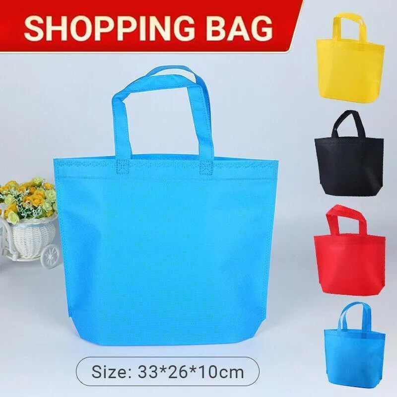 Reusable Shopping Bags 10PCS 4Colours