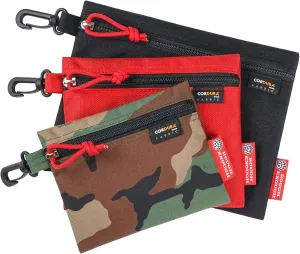 Rough Enough Small Tool Pouch Bag with Zipper Multipurpose Storage Organizer 3 Pack for Tactical Camping Fishing Hunting Survival Gear and Supplies