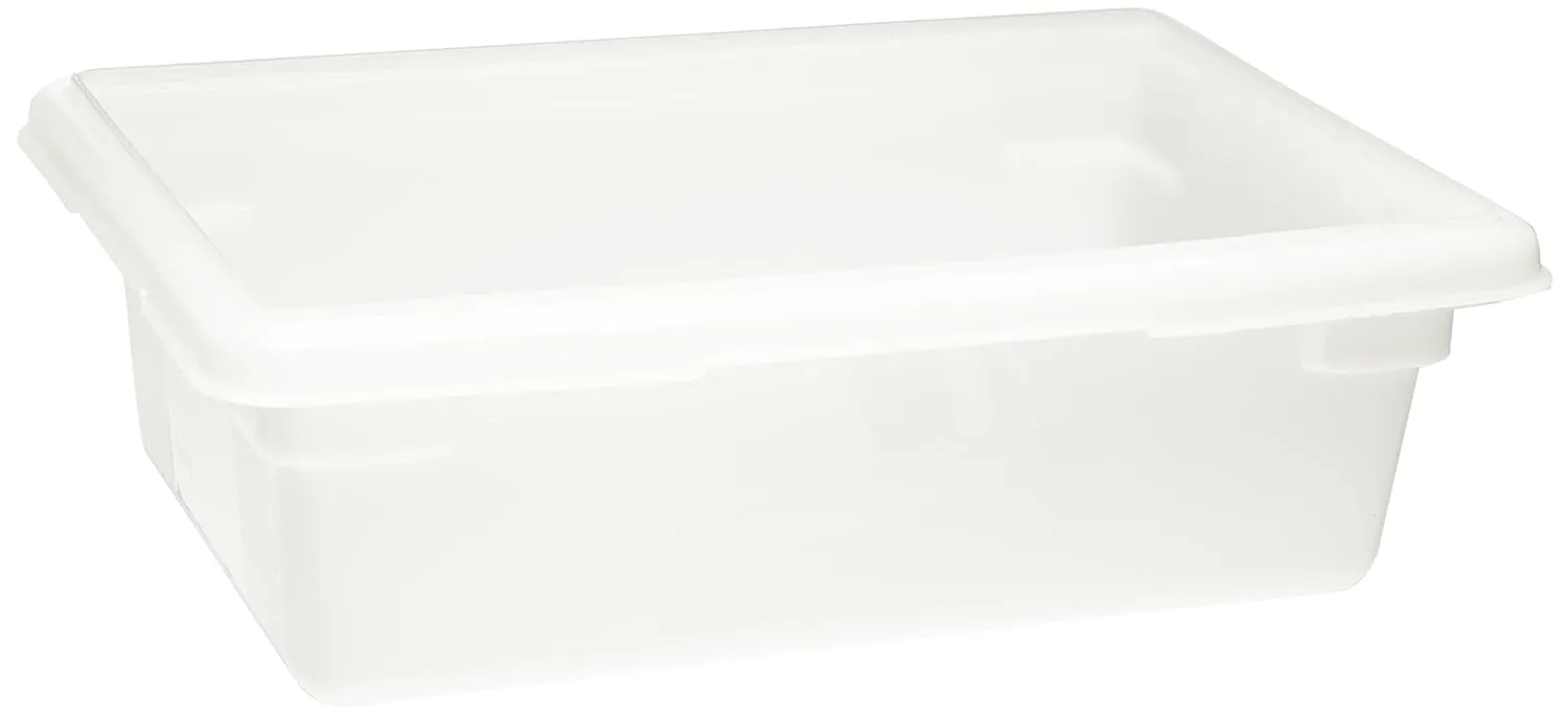 Rubbermaid Commercial Food Storage Tote 3.5 Gallon White