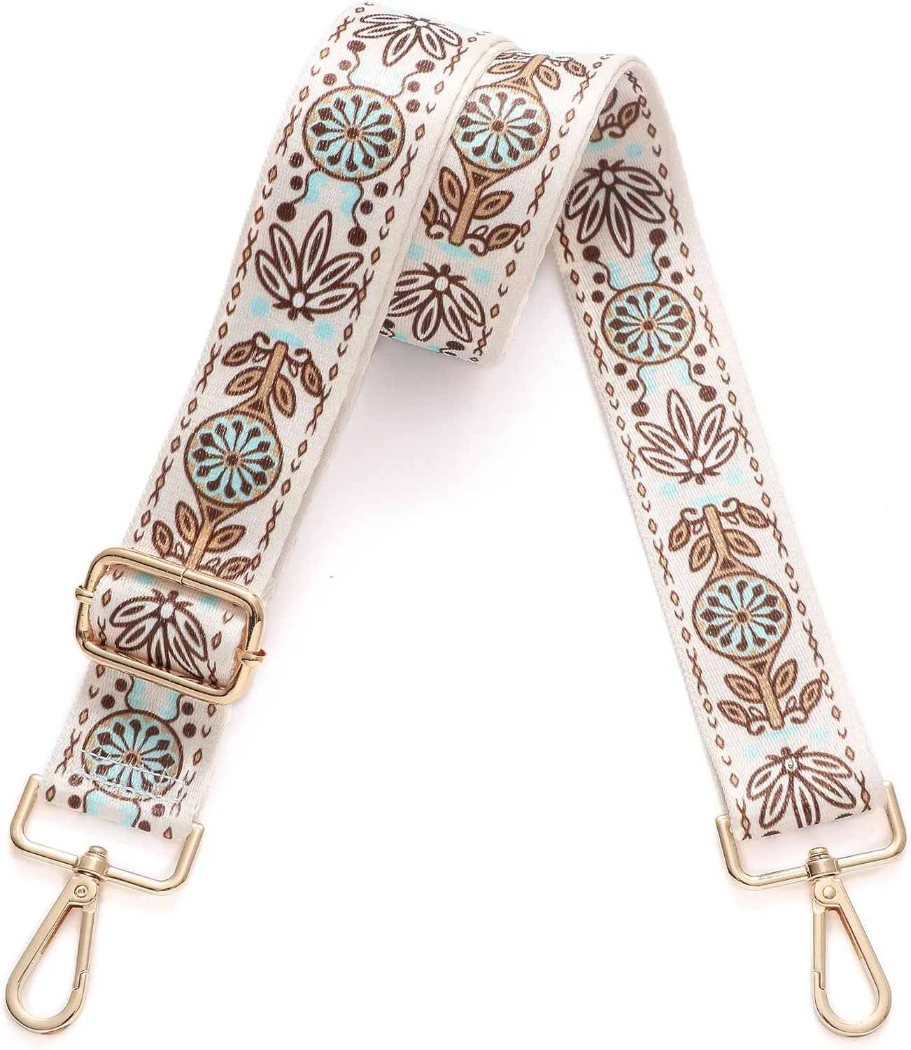 S-Jacorry Purse Strap Replacement Crossbody Wide Shoulder Strap Adjustable Canvas Straps Handbag Strap Replacement Belts