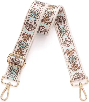 S-Jacorry Purse Strap Replacement Crossbody Wide Shoulder Strap Adjustable Canvas Straps Handbag Strap Replacement Belts