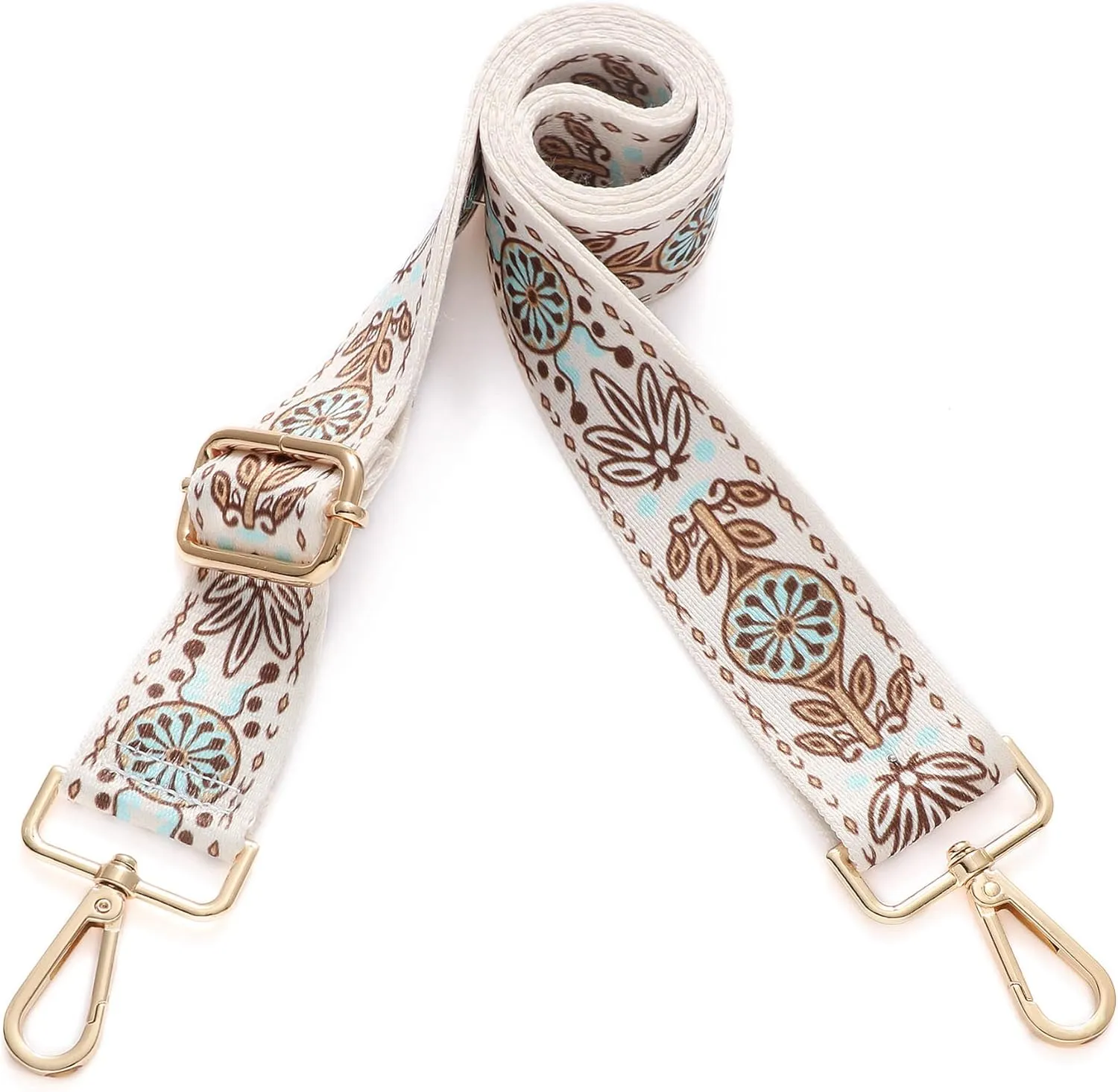 S-Jacorry Purse Strap Replacement Crossbody Wide Shoulder Strap Adjustable Canvas Straps Handbag Strap Replacement Belts