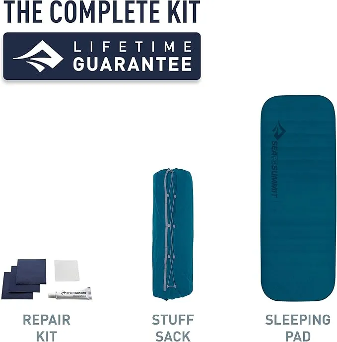 Sea to Summit Comfort Deluxe Self-Inflating Foam Camping Mattress, Regular (72 x 25 x 4 inches)