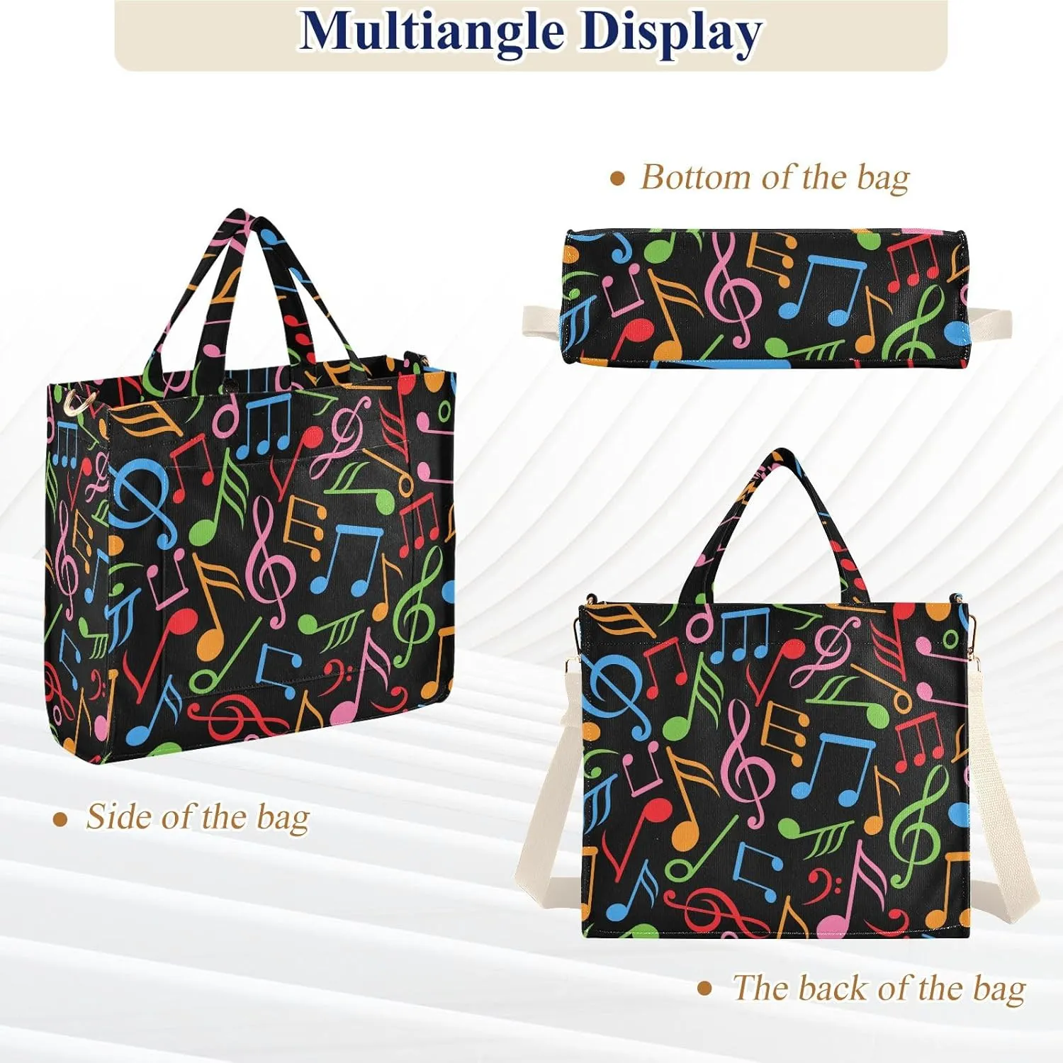 Seahorse Starfish Anchor Navy Women Tote Shoulder Handbags Tote Flowers Large Capacity Purse S