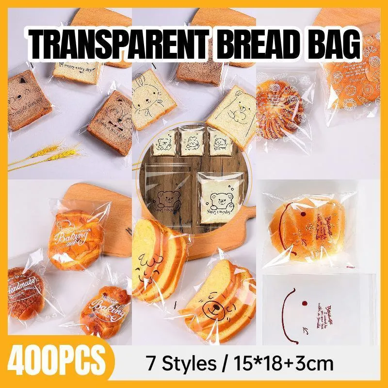 Self-Adhesive Clear OPP Bags 400PCS