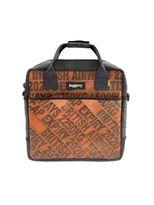 Serially Circular Pilot's Everyday Bag in Ex-Cargo Belts  [13" Laptop Bag]