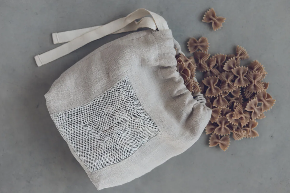 Set of 3 Kitchen Linen Storage Bags