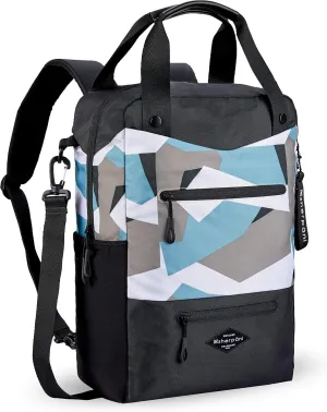 Sherpani Camden, Convertible Backpack Tote, Travel Backpack Purse, Laptop Backpack, Recycled Nylon Backpack, Crossbody Bags for Women Fits 15 Inch Laptop (Summer Camo)