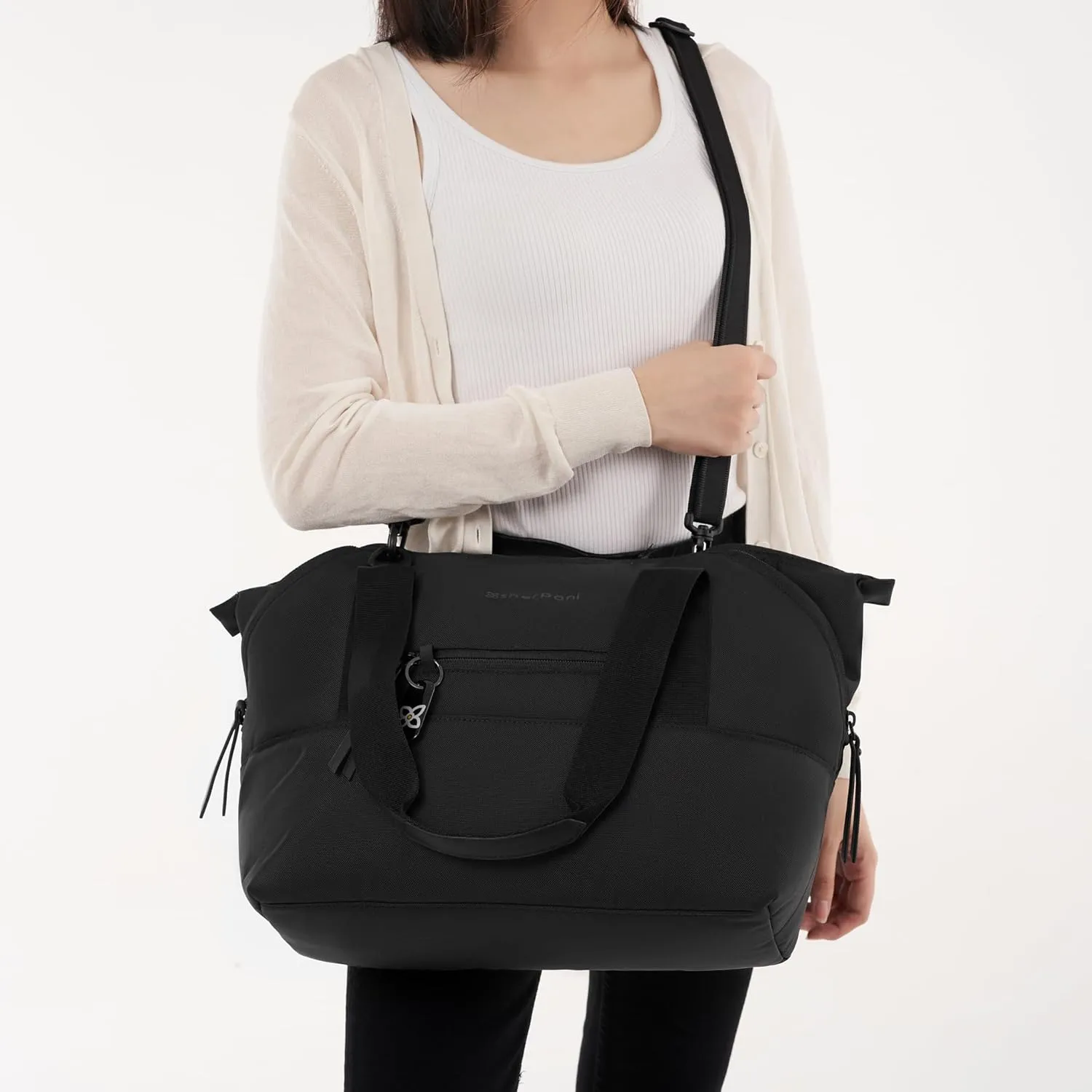 Sherpani Eclipse Anti-Theft Crossbody Bag, Lightweight Teacher Tote, 12L Travel Purse for Women with RFID Protection