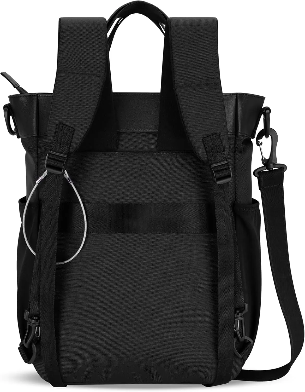Sherpani Soleil, Anti Theft Convertible Backpack, 3 in 1 Tote Bag, Crossbody Bag, Cross Body Purse, 18L Travel Backpack, Travel Gifts for Women, RFID Protection, Fits 15” Laptop (Indigo)