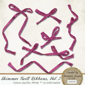 Shimmer Twill Ribbons, Volume 02