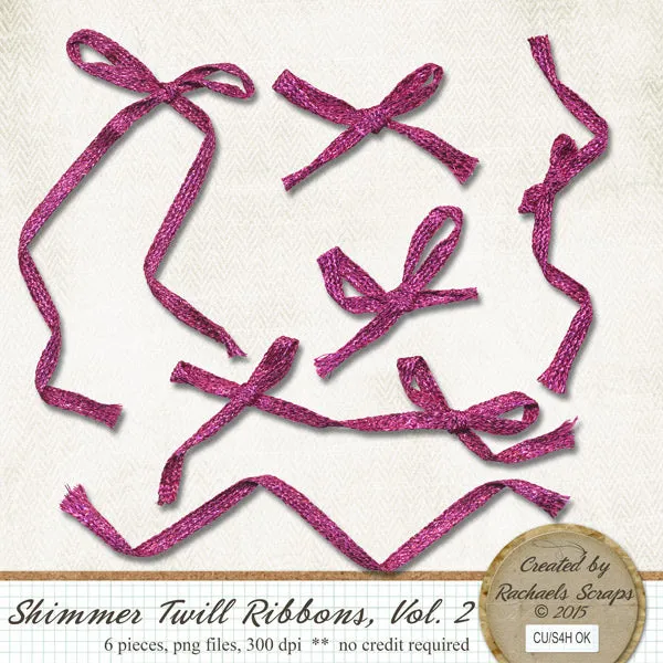 Shimmer Twill Ribbons, Volume 02