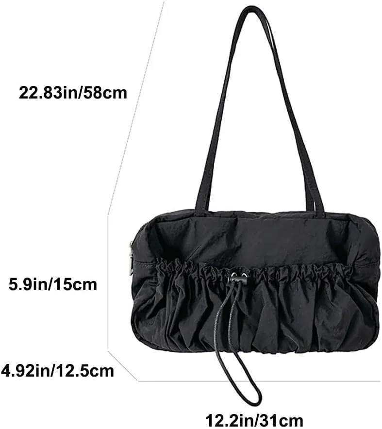 Shoulder Bag for Women Casual Top Handle Bag Designer Nylon Tote Bags Lightweight Hobo Handbags