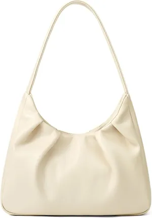 Shoulder Bags for Women, Ruched Handbag Purse Cloud Bag Designer Dumpling Tote Clutch