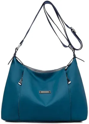 Shoulder Bags Women's Oxford Waterproof Nylon Crossbody Bag，Ladies Luxury Large Capacity Handbags，Purse Female Casual Shoulder Messenger Bags(Blue)