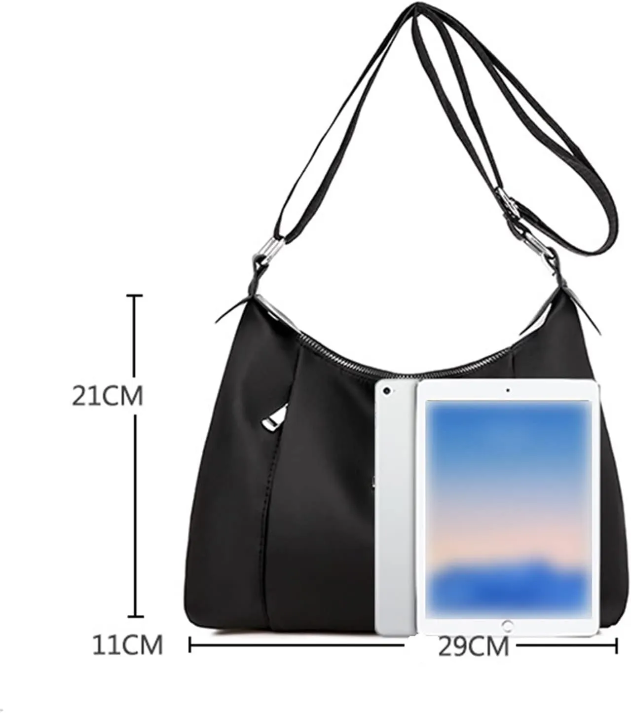 Shoulder Bags Women's Oxford Waterproof Nylon Crossbody Bag，Ladies Luxury Large Capacity Handbags，Purse Female Casual Shoulder Messenger Bags(Blue)