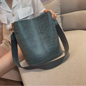 Shoulder Crossbody for Women Shoulder, Women Bags Luxury PU Leather Bucket Bag Handbag