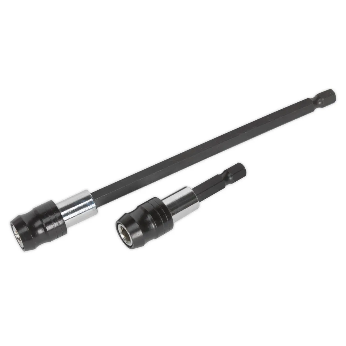 Siegen 2 Piece Quick Chuck Bit Holder Set 1/4" Hex Drive 60 & 150mm