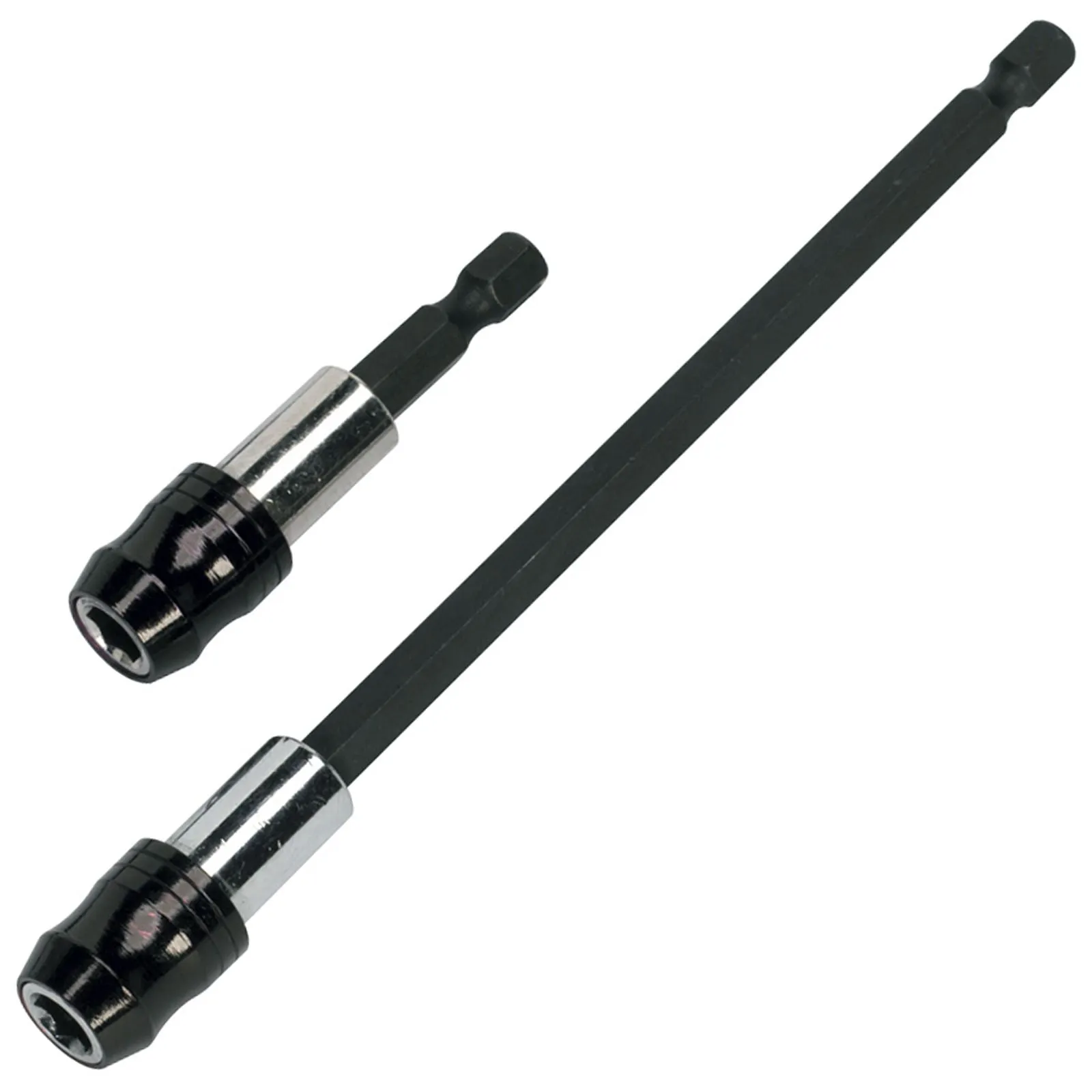 Siegen 2 Piece Quick Chuck Bit Holder Set 1/4" Hex Drive 60 & 150mm