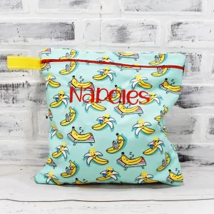 Silly Bananas Personalized Reusable Food Bag