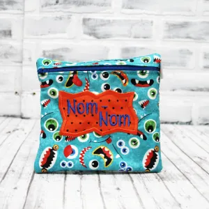 Silly Monster Faces Personalized Reusable Bag