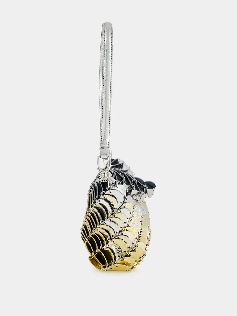 Silver & Gold Paco Leather Bag
