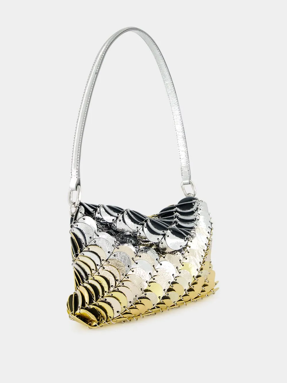 Silver & Gold Paco Leather Bag