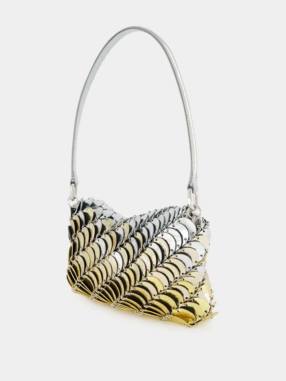 Silver & Gold Paco Leather Bag