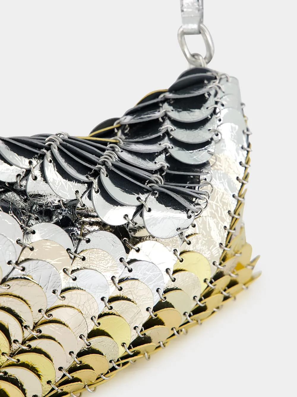 Silver & Gold Paco Leather Bag
