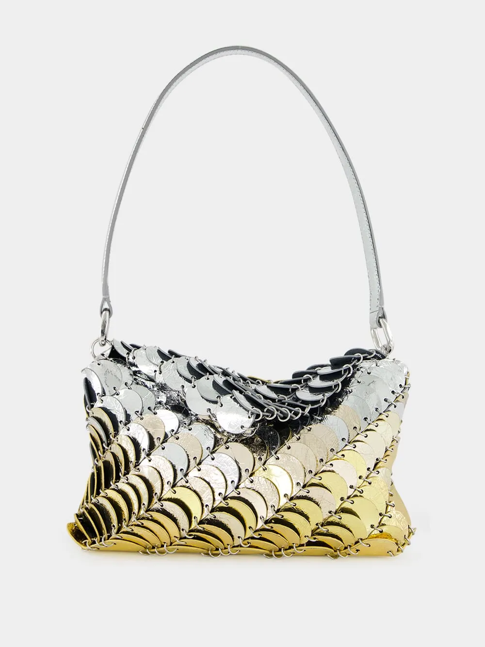 Silver & Gold Paco Leather Bag
