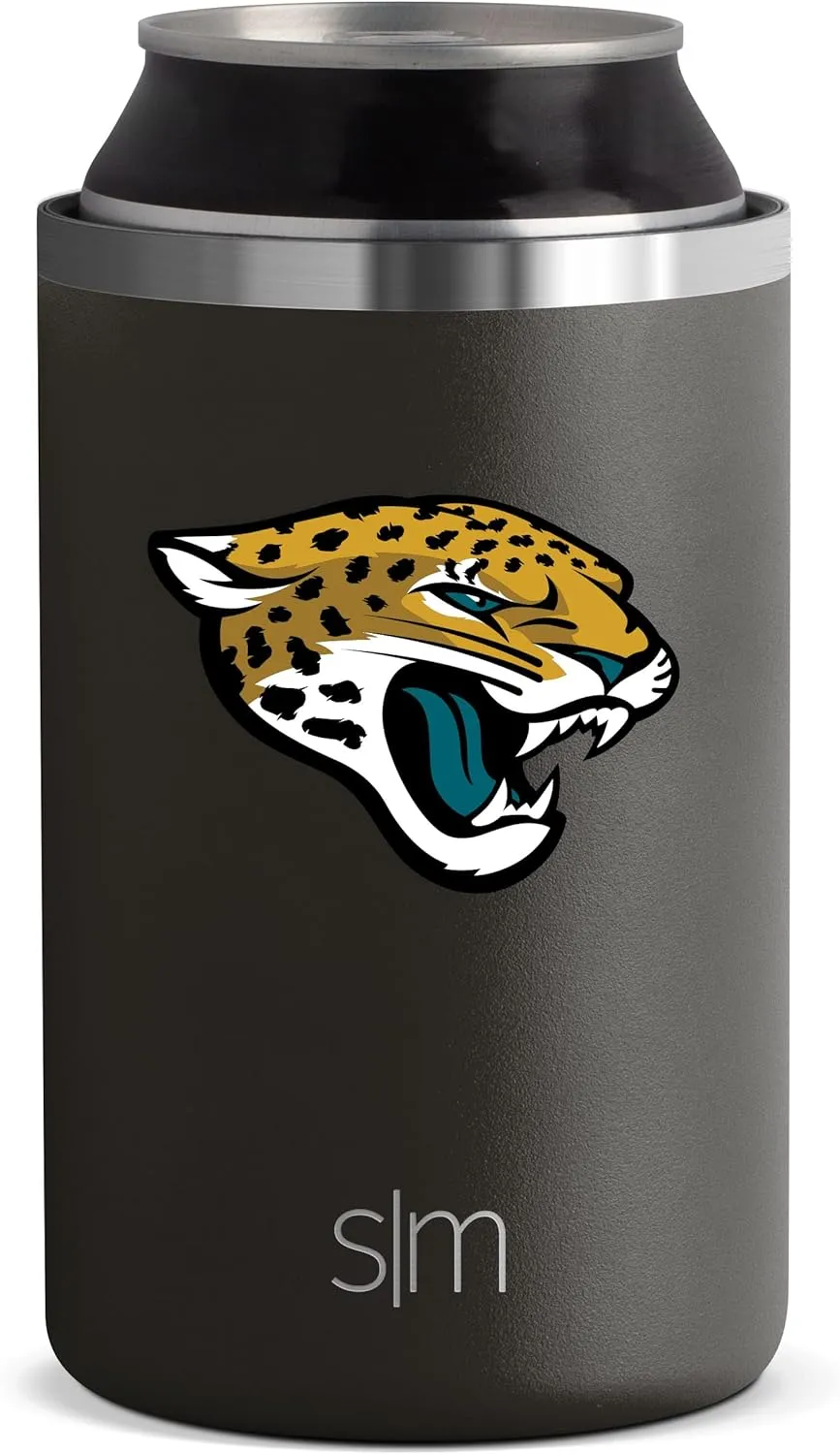 Simple Modern Officially Licensed NFL Jacksonville Jaguars Gifts for Men, Women, Dads, Fathers Day | Insulated Ranger Can Cooler for Standard 12oz Cans - Beer, Seltzer, and Soda