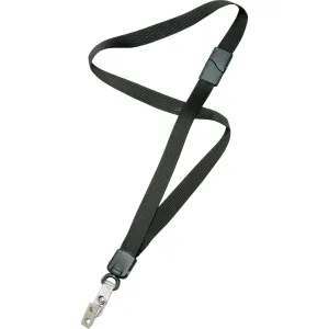 SKILCRAFT Bulldog Clip Deluxe Neck Lanyard