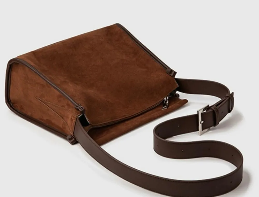 Slouchy Suede Boston Bag Women Crescent Satchels Shoulder Bag Cute Crossbody Purse Trendy Top-handle Travel Tote Handbag