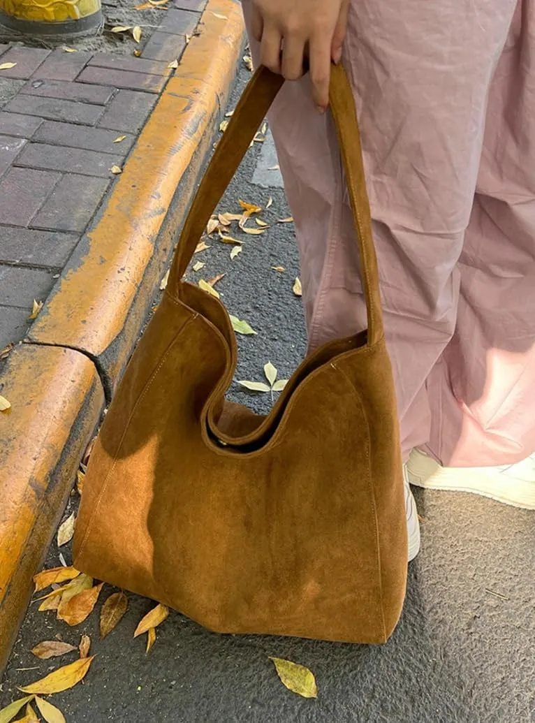Slouchy Suede Hobo Bags Women Crescent Satchels Shoulder Bag Crossbody Purse Corduroy Top-handle College Tote Handbag