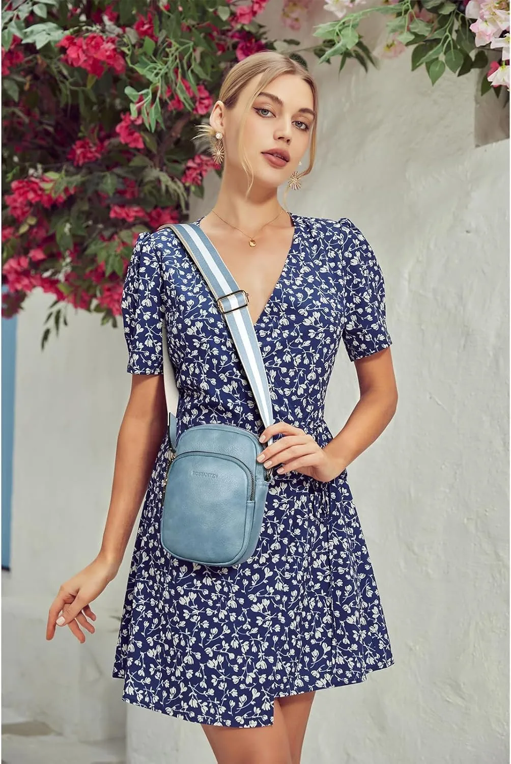 Small Crossbody Bags for Women Designer Zip Cell Phone Purse Shoulder Handbags Wallet with Card Slots