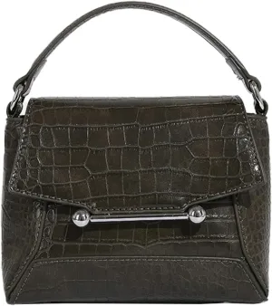 Small Crossbody Bags for Women Trendy Leather Top-handle Handbags Satchels Designer Mini Shoulder Purse with Flap 2025