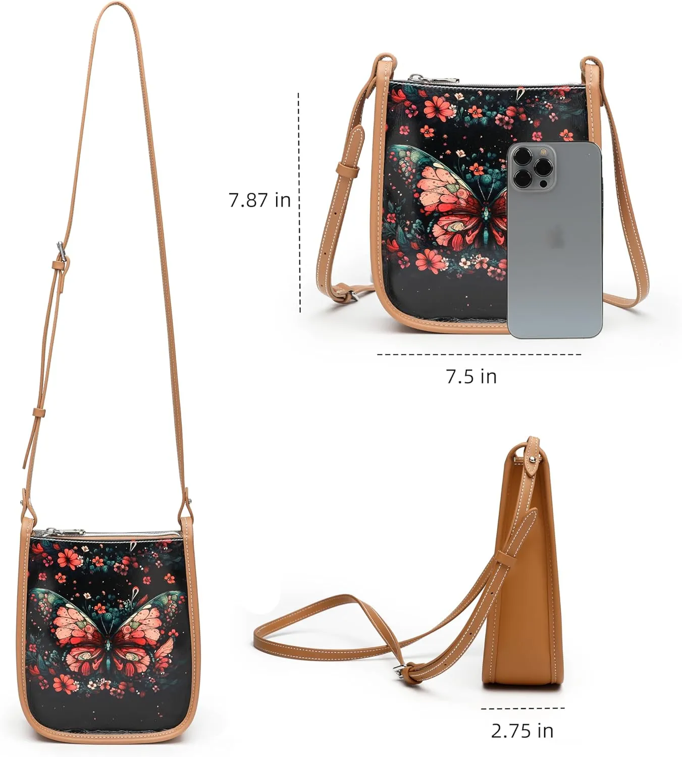 Small Purses Crossbody Bags Handbag for Women Travel Designer Medium Crossbody Bag Trendy with Adjustable Strap