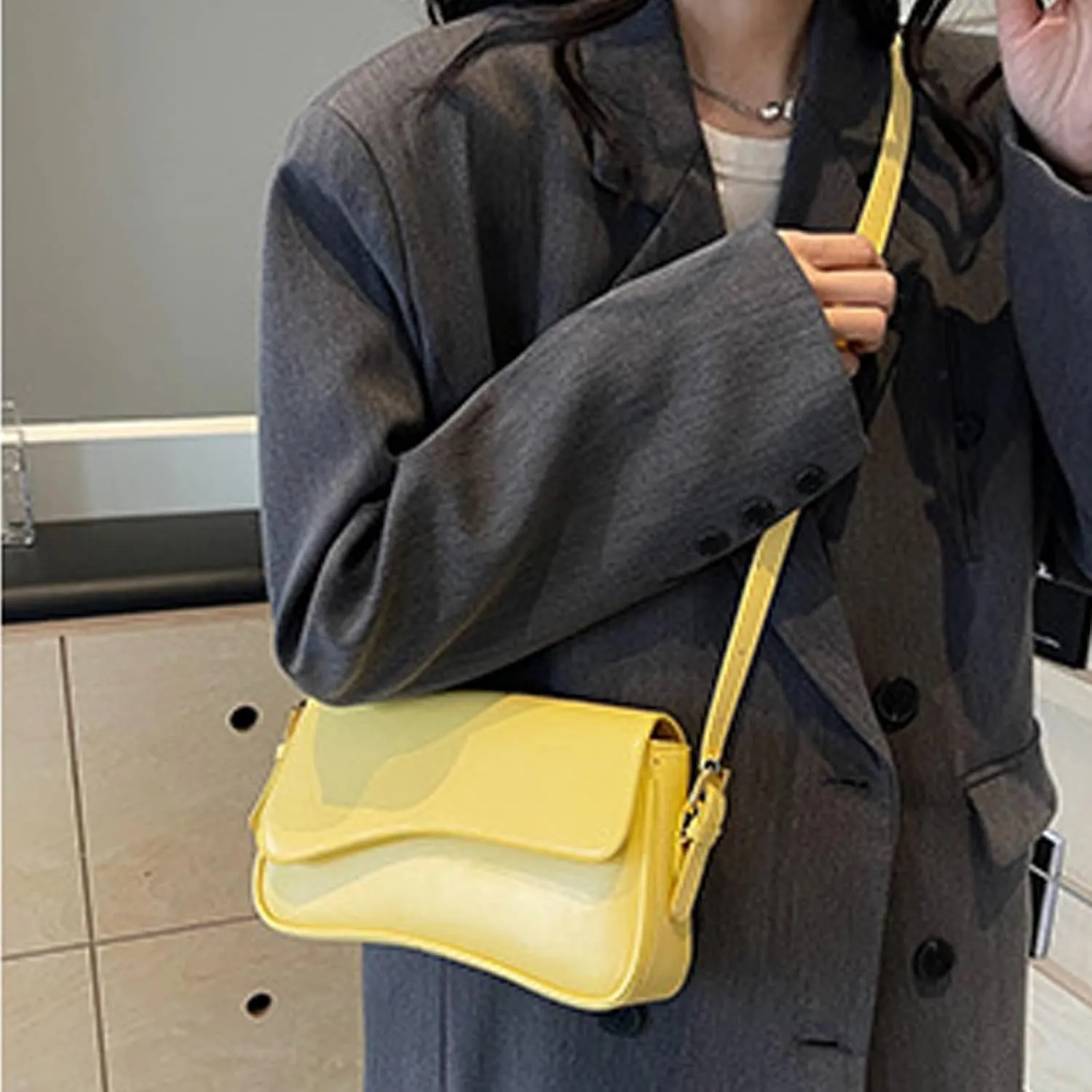 Small Shoulder Bags,Trendy Crossbody Purses for Women Waterproof Leather Handbags Clutch Tote Designer Bags black purse