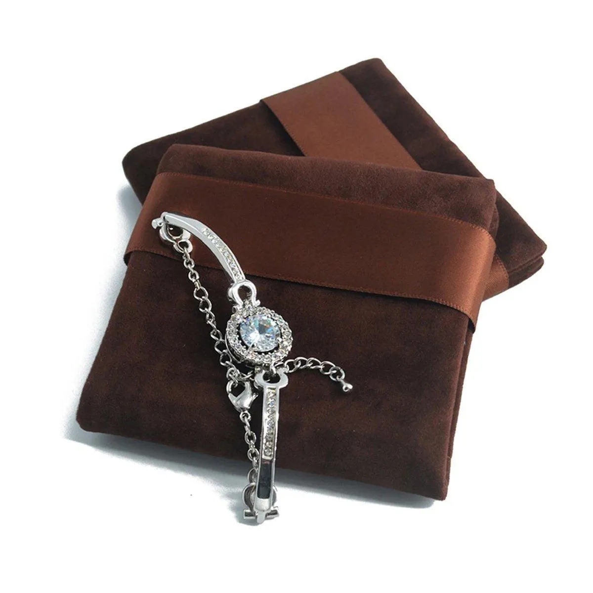 Soft Velvet Jewelry Bag 7Colors 5PCS