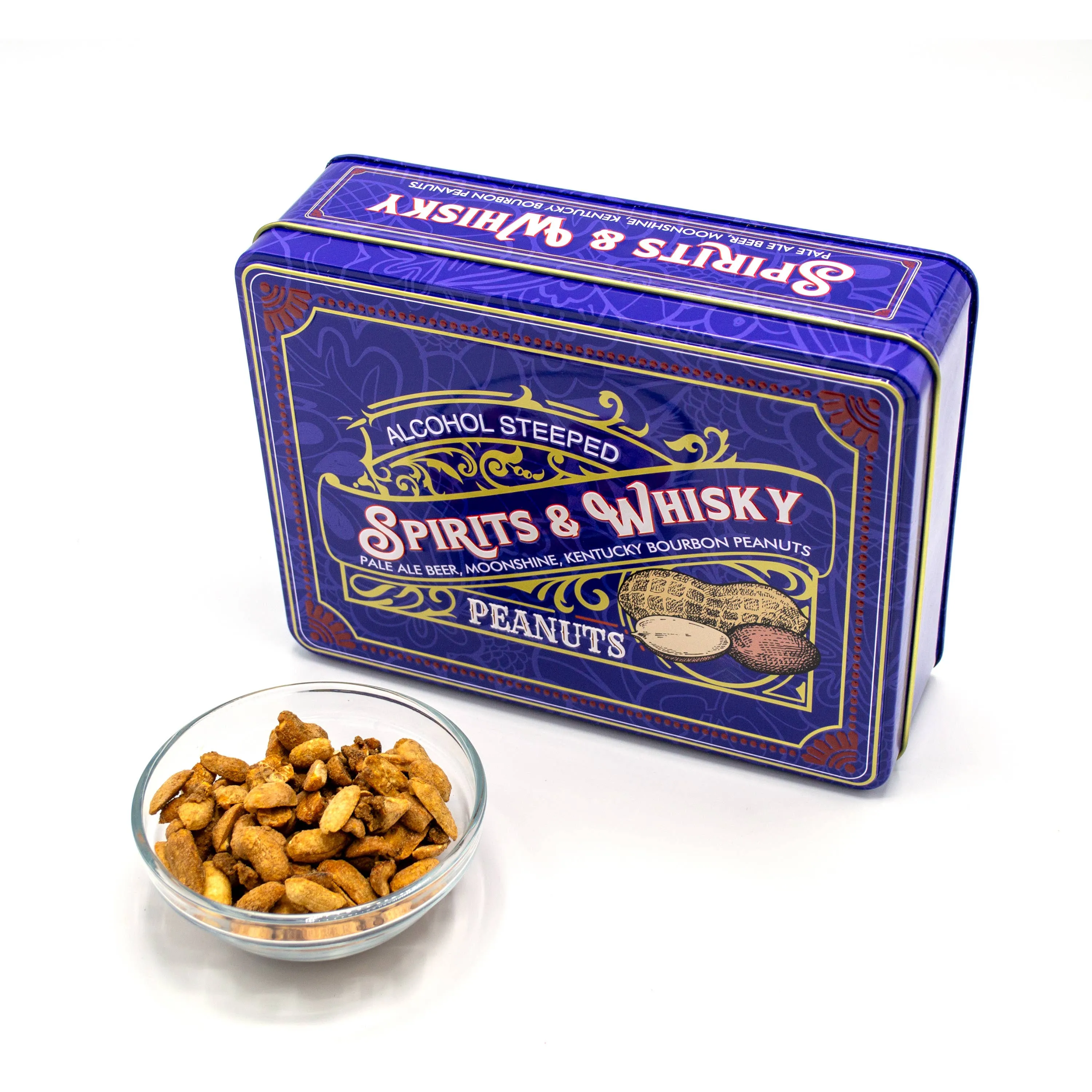 Spirits & Whisky Peanuts Gourmet Gift Tin