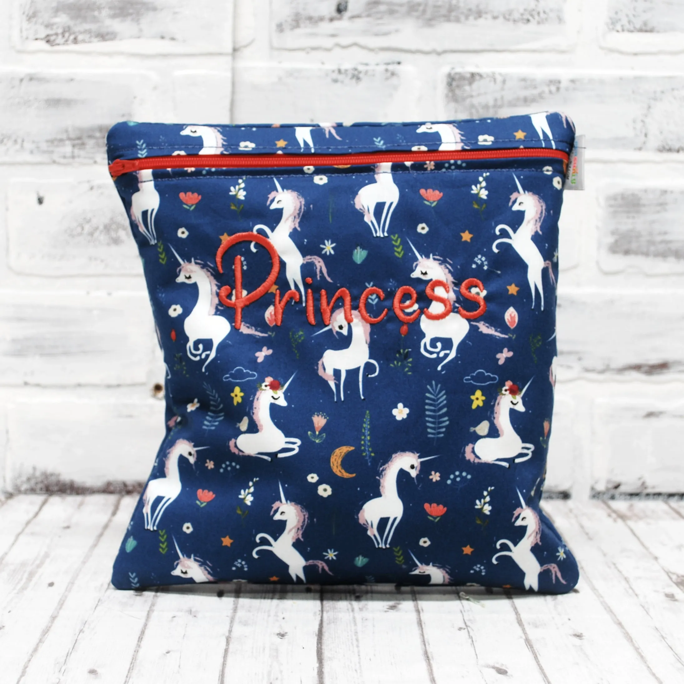 Storybook Unicorn Personalized Reusable Food Bag