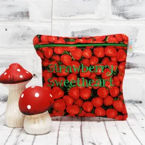 Strawberries Personalized Reusable Food Bag