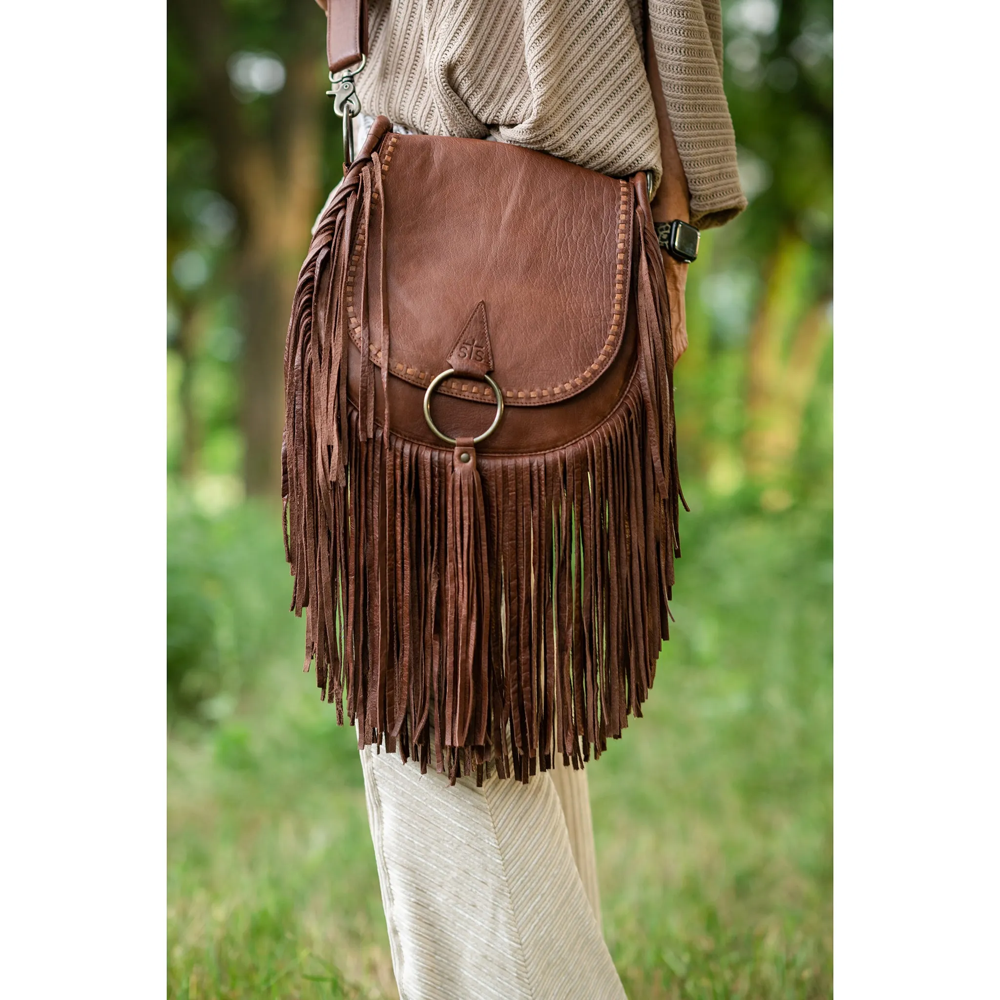 STS Ranchwear Indie Walnut Saddle Bag