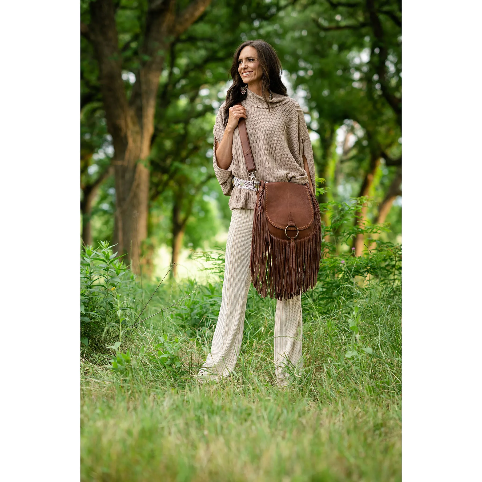 STS Ranchwear Indie Walnut Saddle Bag
