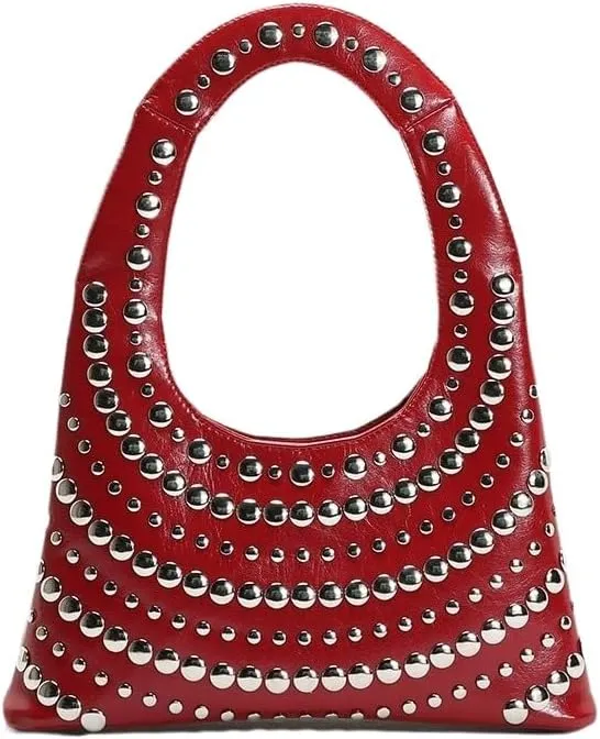 Studded Purse Fall Vintage 2000s Streetwear 90s Cute Y2k Shoulder Bag Suede Purses
