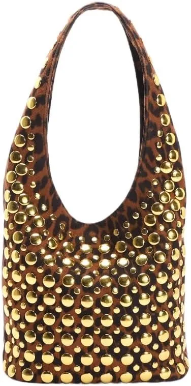 Studded Purse Fall Vintage 2000s Streetwear 90s Cute Y2k Shoulder Bag Suede Purses